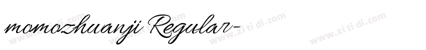 momozhuanji Regular字体转换